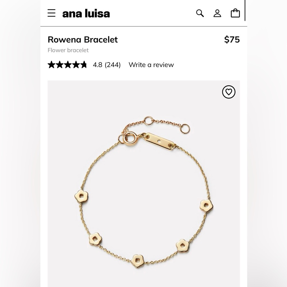 Ana Luisa Rowena Bracelet